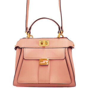 Fendi Peekaboo Iconic satchel nappa leather 2way Shoulder Bag